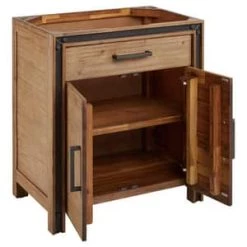 New 👍 Signature Hardware Celebration 30 in. Floor Mount Vanity in Rustic Acacia 🛒 -Signature Hardware Shop Query 4022