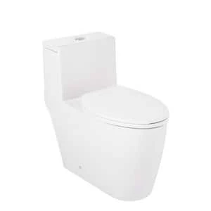 Coupon π€© Signature Hardware Sitka 1.28 gpf Elongated Floor Mount One Piece Toilet with Seat in White π 5 Coupon π€© Signature Hardware Sitka 1.28 gpf Elongated Floor Mount One Piece Toilet with Seat in White π - Image 3