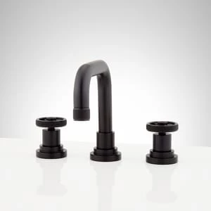 Buy π₯ Signature Hardware Hendrix Two Handle Widespread Bathroom Sink Faucet in Matte Black π 3 Buy π₯ Signature Hardware Hendrix Two Handle Widespread Bathroom Sink Faucet in Matte Black π