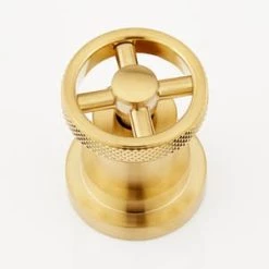 Buy 💯 Signature Hardware Hendrix Two Handle Widespread Bathroom Sink Faucet in Brushed Gold 👍 -Signature Hardware Shop Query 4043