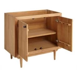 Promo ⭐ Signature Hardware Osa 36 in. Floor Mount Vanity in Natural Teak 💯 -Signature Hardware Shop Query 4046