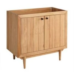 Promo ⭐ Signature Hardware Osa 36 in. Floor Mount Vanity in Natural Teak 💯 -Signature Hardware Shop Query 4049