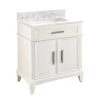 Promo 🔥 Signature Hardware Livia 31 in. Floor Mount Vanity in White 🎁 -Signature Hardware Shop Query 4056