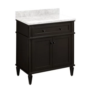 Best Pirce 𧨠Signature Hardware Elmdale 30 in. Floor Mount Vanity in Charcoal Black π₯° 3 Best Pirce 𧨠Signature Hardware Elmdale 30 in. Floor Mount Vanity in Charcoal Black π₯°