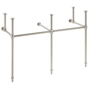 Budget π Signature Hardware Complete Console Leg in Brushed Nickel β¨ 3 Budget π Signature Hardware Complete Console Leg in Brushed Nickel β¨