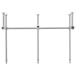 Cheap 🔔 Signature Hardware Complete Console Leg in Polished Chrome ⌛ -Signature Hardware Shop Query 4119