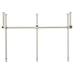 Best Sale ⭐ Signature Hardware Complete Console Leg in Polished Nickel 🎁 -Signature Hardware Shop Query 4129