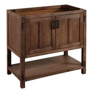 Best Sale β¨ Signature Hardware Morris 36 in. Floor Mount Vanity in Rustic Brown π₯° 5 Best Sale β¨ Signature Hardware Morris 36 in. Floor Mount Vanity in Rustic Brown π₯° - Image 3