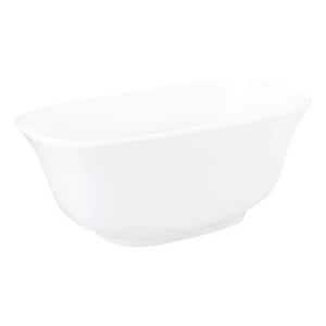 Budget π Signature Hardware Lindsey 67 x 31-1/4 in. Freestanding Bathtub with Center Drain in White β 5 Budget π Signature Hardware Lindsey 67 x 31-1/4 in. Freestanding Bathtub with Center Drain in White β - Image 3
