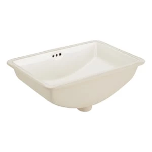 Best reviews of 𧨠Signature Hardware Myers 18 x 13 in. Rectangular Undermount Bathroom Sink in Biscuit β 2 Best reviews of 𧨠Signature Hardware Myers 18 x 13 in. Rectangular Undermount Bathroom Sink in Biscuit β