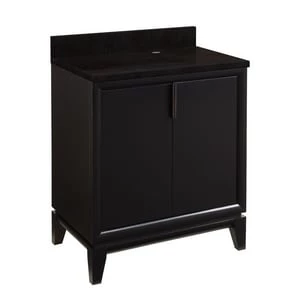 Brand new π€© Signature Hardware Talyn 30 in. Floor Mount Vanity in Black π₯° 3 Brand new π€© Signature Hardware Talyn 30 in. Floor Mount Vanity in Black π₯°