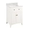 Hot Sale 😍 Signature Hardware Halifax 24 in. Floor Mount Vanity in White 🌟 -Signature Hardware Shop Query 4249
