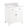 Outlet ✨ Signature Hardware Halifax 30 in. Floor Mount Vanity in White ⭐ -Signature Hardware Shop Query 4255