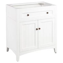 Outlet ✨ Signature Hardware Halifax 30 in. Floor Mount Vanity in White ⭐ -Signature Hardware Shop Query 4258