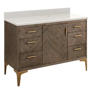 Top 10 𧨠Signature Hardware Frey 48 in. Floor Mount Vanity in Grey Wash β 3 Top 10 𧨠Signature Hardware Frey 48 in. Floor Mount Vanity in Grey Wash β