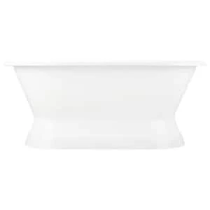 Promo π₯ Signature Hardware Henley 66 x 31 in. Freestanding Bathtub with Rear Center Drain in White β€οΈ 7 Promo π₯ Signature Hardware Henley 66 x 31 in. Freestanding Bathtub with Rear Center Drain in White β€οΈ - Image 5