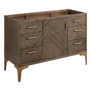 Top 10 𧨠Signature Hardware Frey 48 in. Floor Mount Vanity in Grey Wash β 6 Top 10 𧨠Signature Hardware Frey 48 in. Floor Mount Vanity in Grey Wash β - Image 4