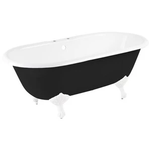 Hot Sale π― Signature Hardware Sanford 66 x 30-1/4 in. Freestanding Bathtub Offset Drain in Black π 3 Hot Sale π― Signature Hardware Sanford 66 x 30-1/4 in. Freestanding Bathtub Offset Drain in Black π