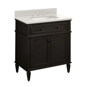 Best Sale π₯° Signature Hardware Elmdale 30 in. Floor Mount Vanity in Charcoal Black β 3 Best Sale π₯° Signature Hardware Elmdale 30 in. Floor Mount Vanity in Charcoal Black β