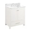 Hot Sale 🌟 Signature Hardware Radke 30 in. Floor Mount Vanity in White 👍 -Signature Hardware Shop Query 4367