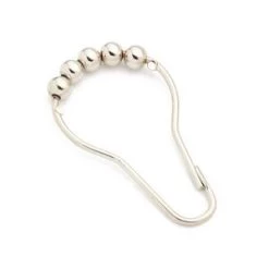 Wholesale 🔥 Signature Hardware Shower Curtain Rings in Brushed Nickel (Pack of 24) 🎁