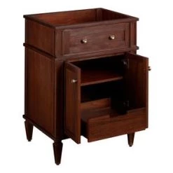 Best reviews of 🔥 Signature Hardware Elmdale 24-1/8 in. Floor Mount Vanity in Antique Brown 🔥 -Signature Hardware Shop Query 4445