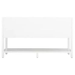 Best deal ❤️ Signature Hardware Robertson 60 in. Floor Mount Vanity in White 👍 -Signature Hardware Shop Query 4449