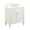 Flash Sale 🤩 Signature Hardware Elmdale 30 in. Floor Mount Vanity in White 🌟