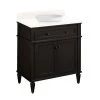 Best deal 💯 Signature Hardware Elmdale 30 in. Floor Mount Vanity in Charcoal Black 🌟 -Signature Hardware Shop Query 4491