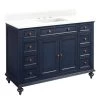 Hot Sale π Signature Hardware Keller 48 in. Floor Mount Vanity in Vintage Navy Blue π 2 Hot Sale π Signature Hardware Keller 48 in. Floor Mount Vanity in Vintage Navy Blue π -Signature Hardware Shop Query 4513