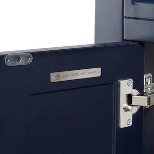 Hot Sale π Signature Hardware Keller 48 in. Floor Mount Vanity in Vintage Navy Blue π 5 Hot Sale π Signature Hardware Keller 48 in. Floor Mount Vanity in Vintage Navy Blue π - Image 3