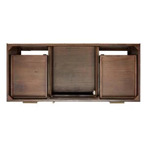 Best Pirce π Signature Hardware Frey 48 in. Floor Mount Vanity in Russet Brown π 4 Best Pirce π Signature Hardware Frey 48 in. Floor Mount Vanity in Russet Brown π - Image 2