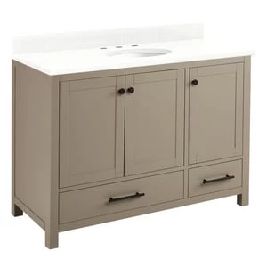 Best deal π Signature Hardware Radke 48 in. Floor Mount Vanity in Shoreline Grey π€© 3 Best deal π Signature Hardware Radke 48 in. Floor Mount Vanity in Shoreline Grey π€©