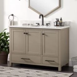 Best deal π Signature Hardware Radke 48 in. Floor Mount Vanity in Shoreline Grey π€© 12 Best deal π Signature Hardware Radke 48 in. Floor Mount Vanity in Shoreline Grey π€© -Signature Hardware Shop Query 4590