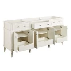 Best Sale 😀 Signature Hardware Elmdale 72-1/8 in. Floor Mount Vanity in White ❤️ -Signature Hardware Shop Query 4603