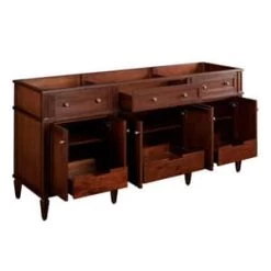 Best reviews of 🧨 Signature Hardware Elmdale 72-1/8 in. Floor Mount Vanity in Antique Brown 👏 -Signature Hardware Shop Query 4609