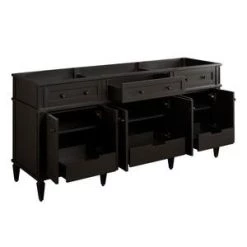 Discount 🤩 Signature Hardware Elmdale 72-1/8 in. Floor Mount Vanity in Charcoal Black 🔥 -Signature Hardware Shop Query 4615