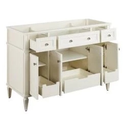 Cheapest 🎁 Signature Hardware Elmdale 48-1/8 in. Floor Mount Vanity in White 🎉 -Signature Hardware Shop Query 4639