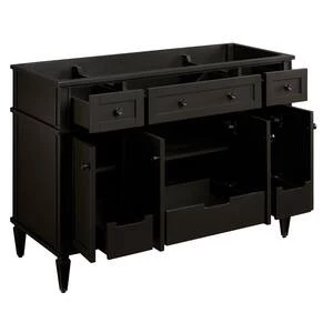 Best Pirce π Signature Hardware Elmdale 48-1/8 in. Floor Mount Vanity in Charcoal Black π 8 Best Pirce π Signature Hardware Elmdale 48-1/8 in. Floor Mount Vanity in Charcoal Black π - Image 6