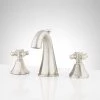 Promo ❤️ Signature Hardware Boca Raton Two Handle Widespread Bathroom Sink Faucet in Brushed Nickel ✨ -Signature Hardware Shop Query 471