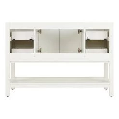 Best deal ⭐ Signature Hardware Olsen 48 in. Floor Mount Vanity in White 🔔 -Signature Hardware Shop Query 4716