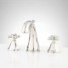Best deal ⭐ Signature Hardware Boca Raton Two Handle Widespread Bathroom Sink Faucet in Polished Nickel 👍