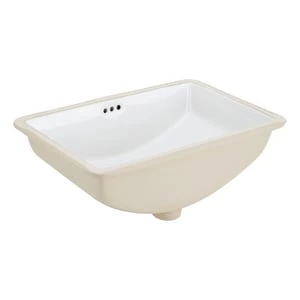 Best deal π Signature Hardware Myers 18 x 13 in. Rectangular Undermount Bathroom Sink in White π₯° 3 Best deal π Signature Hardware Myers 18 x 13 in. Rectangular Undermount Bathroom Sink in White π₯°