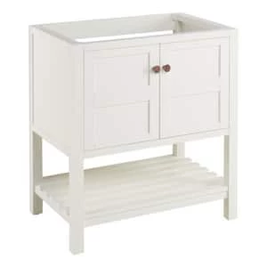 Hot Sale π Signature Hardware Olsen 30 in. Floor Mount Vanity in White π 5 Hot Sale π Signature Hardware Olsen 30 in. Floor Mount Vanity in White π - Image 3