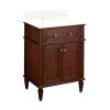 Hot Sale 🛒 Signature Hardware Elmdale 24-1/8 in. Floor Mount Vanity in Antique Brown 🤩 -Signature Hardware Shop Query 4831