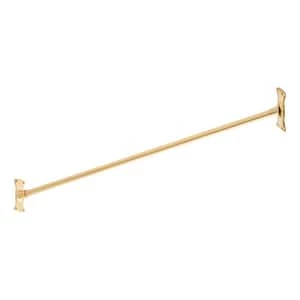 Outlet 𧨠Signature Hardware 48 in. Straight Shower Rod in Brushed Gold π 6 Outlet 𧨠Signature Hardware 48 in. Straight Shower Rod in Brushed Gold π - Image 4
