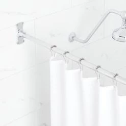 Wholesale 🧨 Signature Hardware 48 in. Straight Shower Rod in Chrome 🎉 -Signature Hardware Shop Query 4848