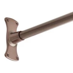 Deals 😍 Signature Hardware 48 in. Straight Shower Rod in Oil Rubbed Bronze 🎉 -Signature Hardware Shop Query 4855