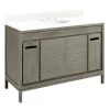 Budget ⭐ Signature Hardware Becker 48 in. Floor Mount Vanity in Grey Wash 🎁 -Signature Hardware Shop Query 4861