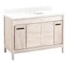 Best deal ⌛ Signature Hardware Becker 48 in. Floor Mount Vanity in Whitewash 😉 -Signature Hardware Shop Query 4867